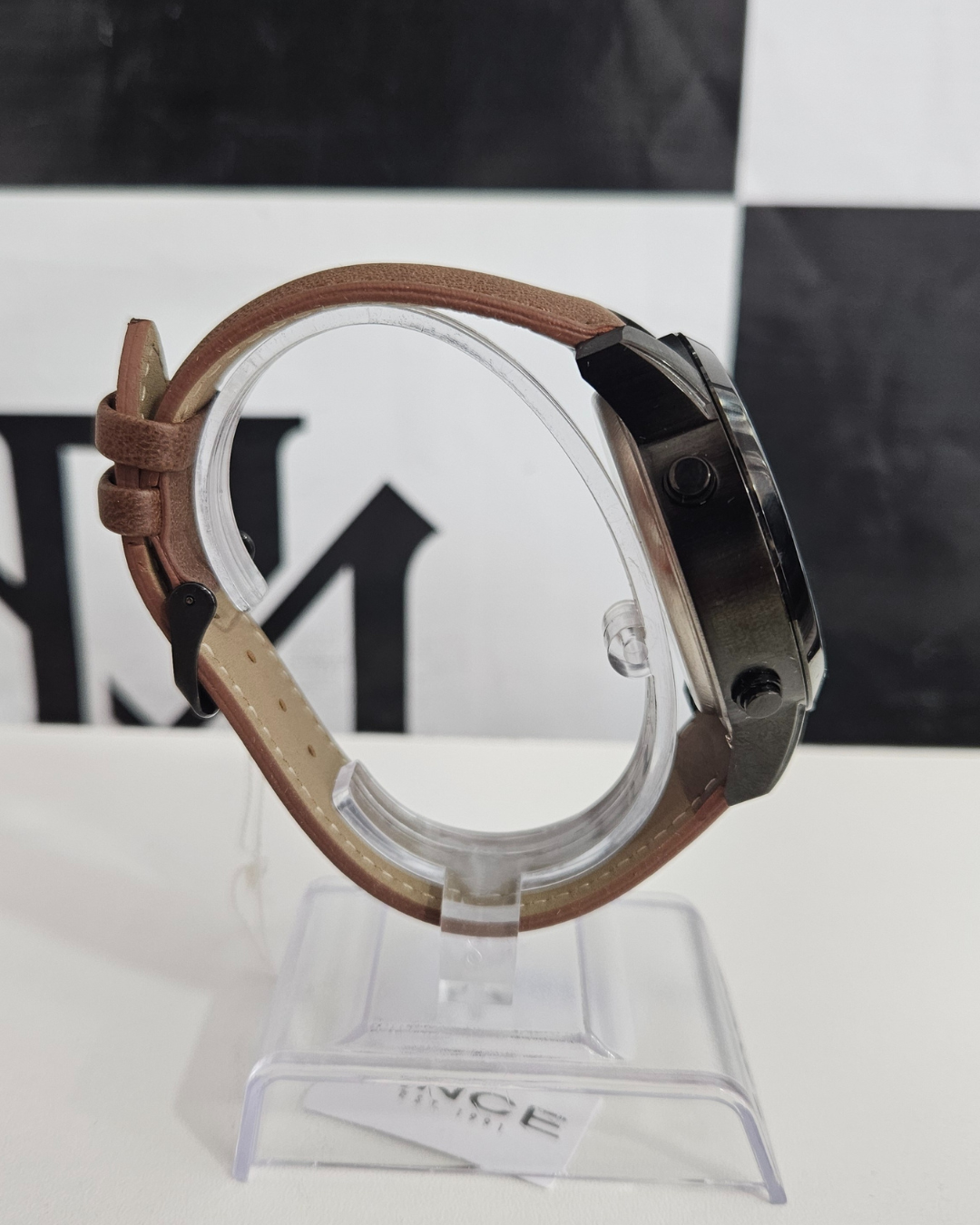 Relógio Lince Anadigi Masculino Couro Marrom