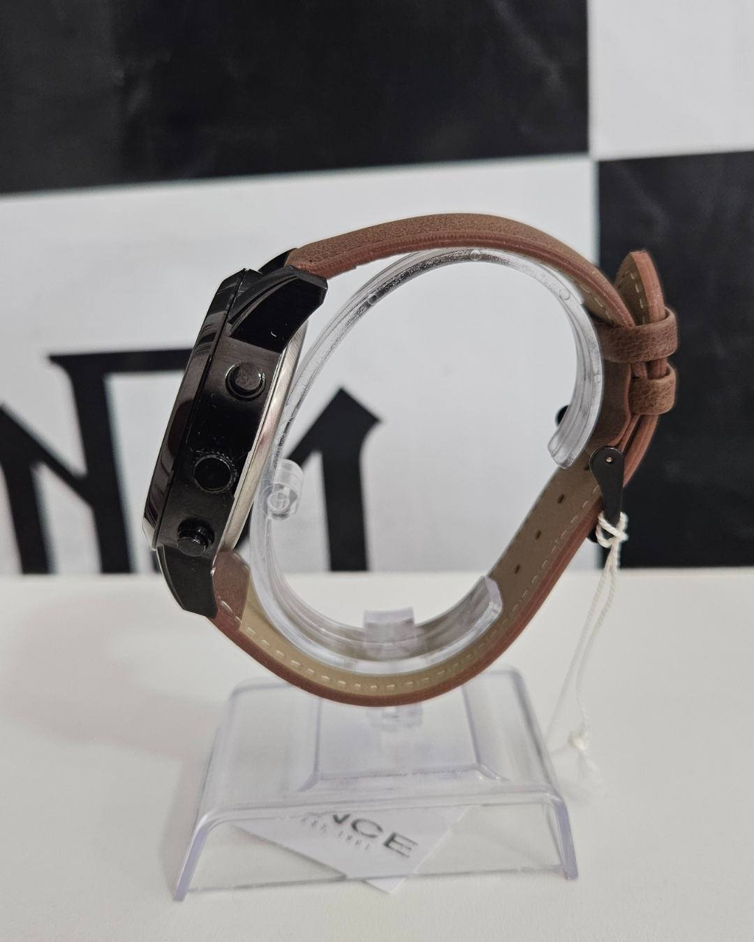 Relógio Lince Anadigi Masculino Couro Marrom