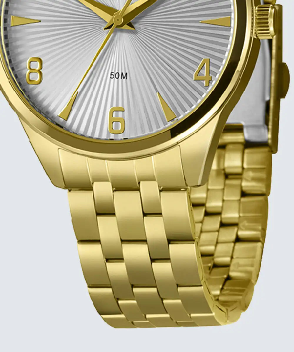 Relógio Feminino Lince Dourado Clássico – Ref. LRG4742L40S2KX