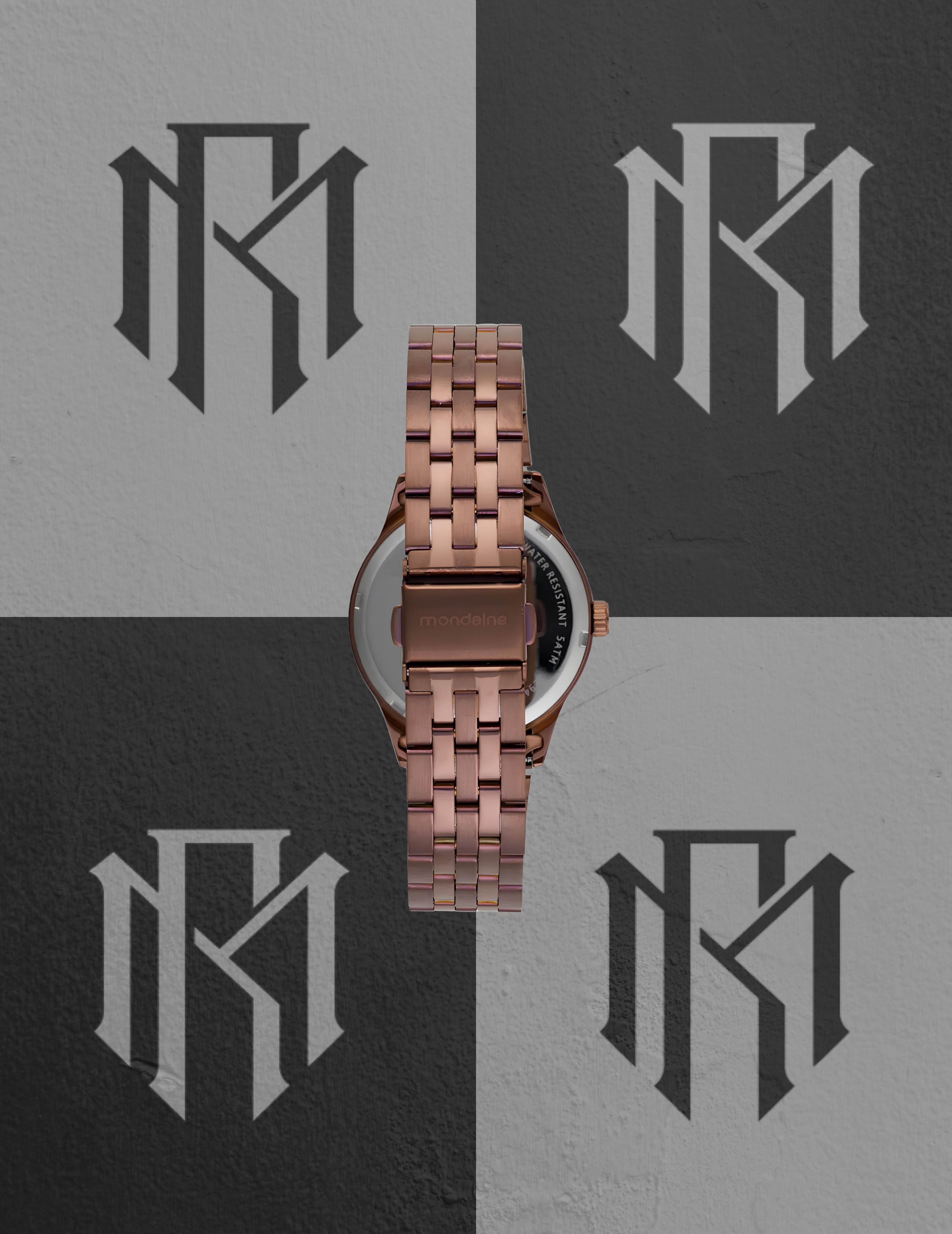 Relógio Mondaine 32941LPMVME1 Feminino Aço Marrom Elegante 29mm
