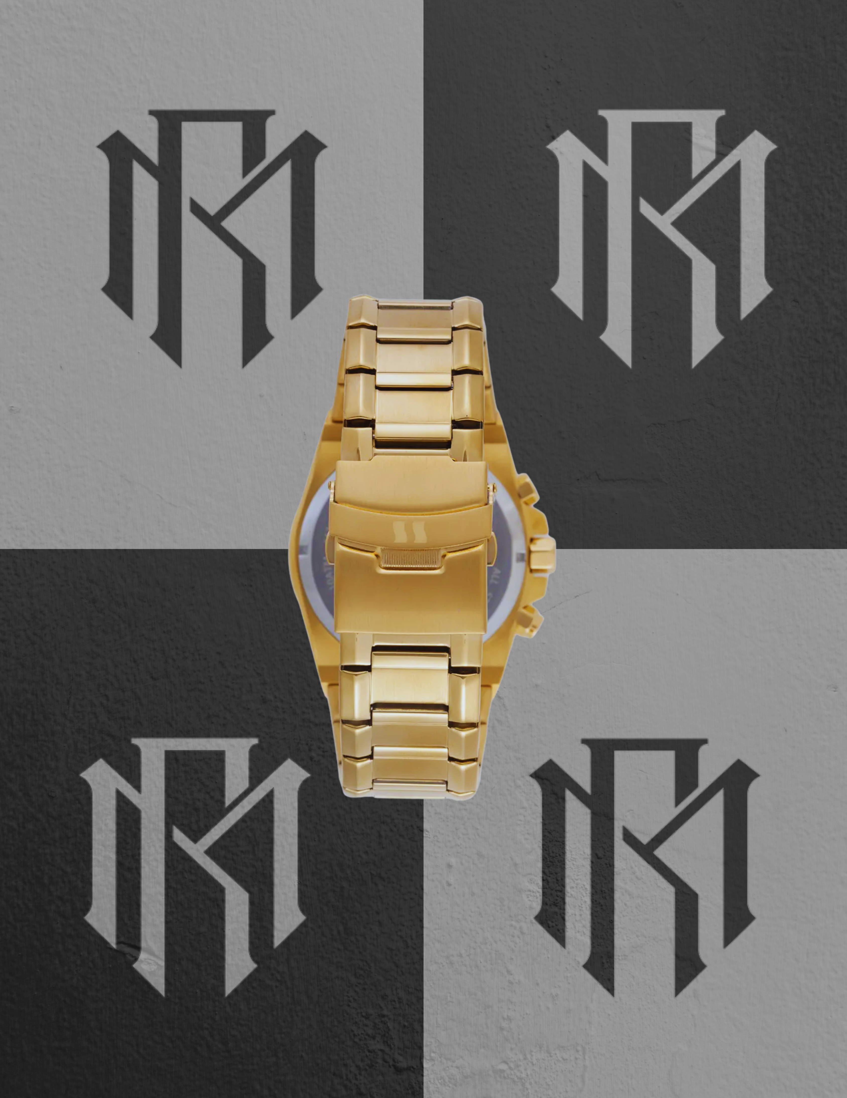 Relógio Seculus 44319GPSVHA2 Cronógrafo 3D Dourado Masculino 10ATM