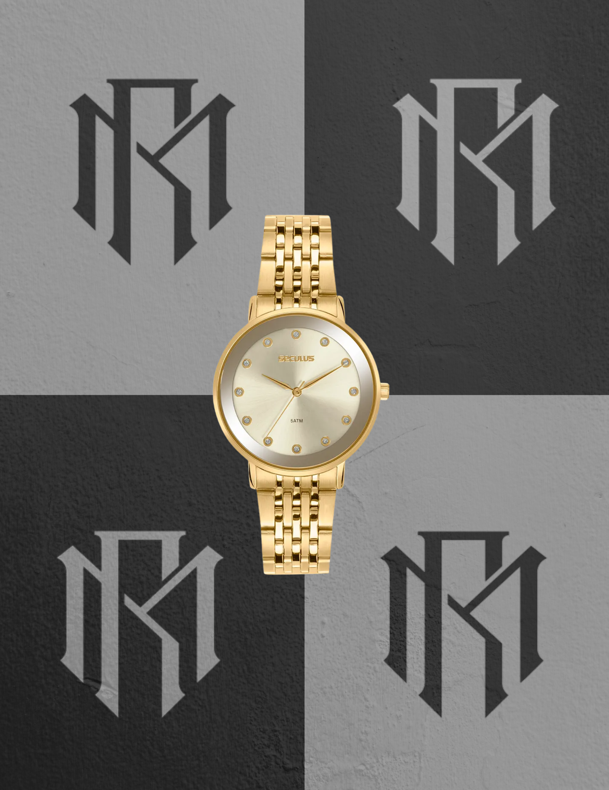 Relógio Seculus 44361LPSVDS1 Feminino Dourado Analógico