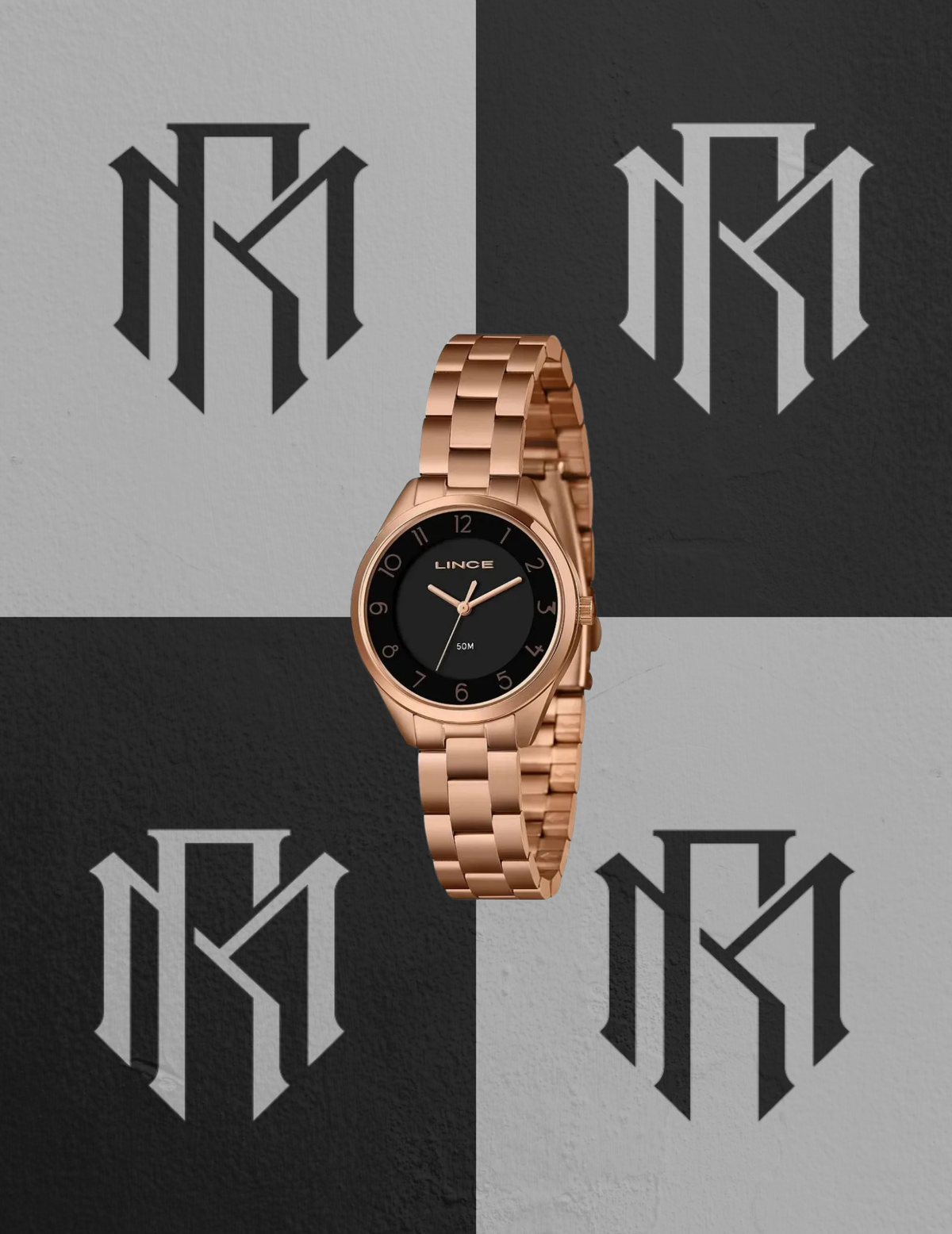 Relógio Lince LRRH273L32 P2RX Feminino Rosé Gold