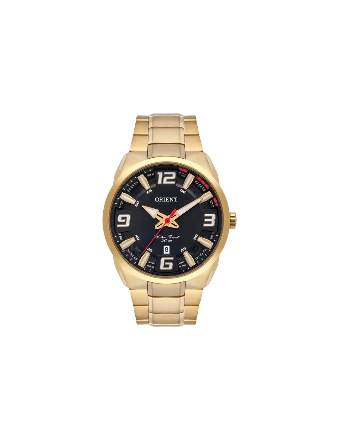 Relógio Orient MGSS1178 P2KX Dourado Analógico Preto 50m