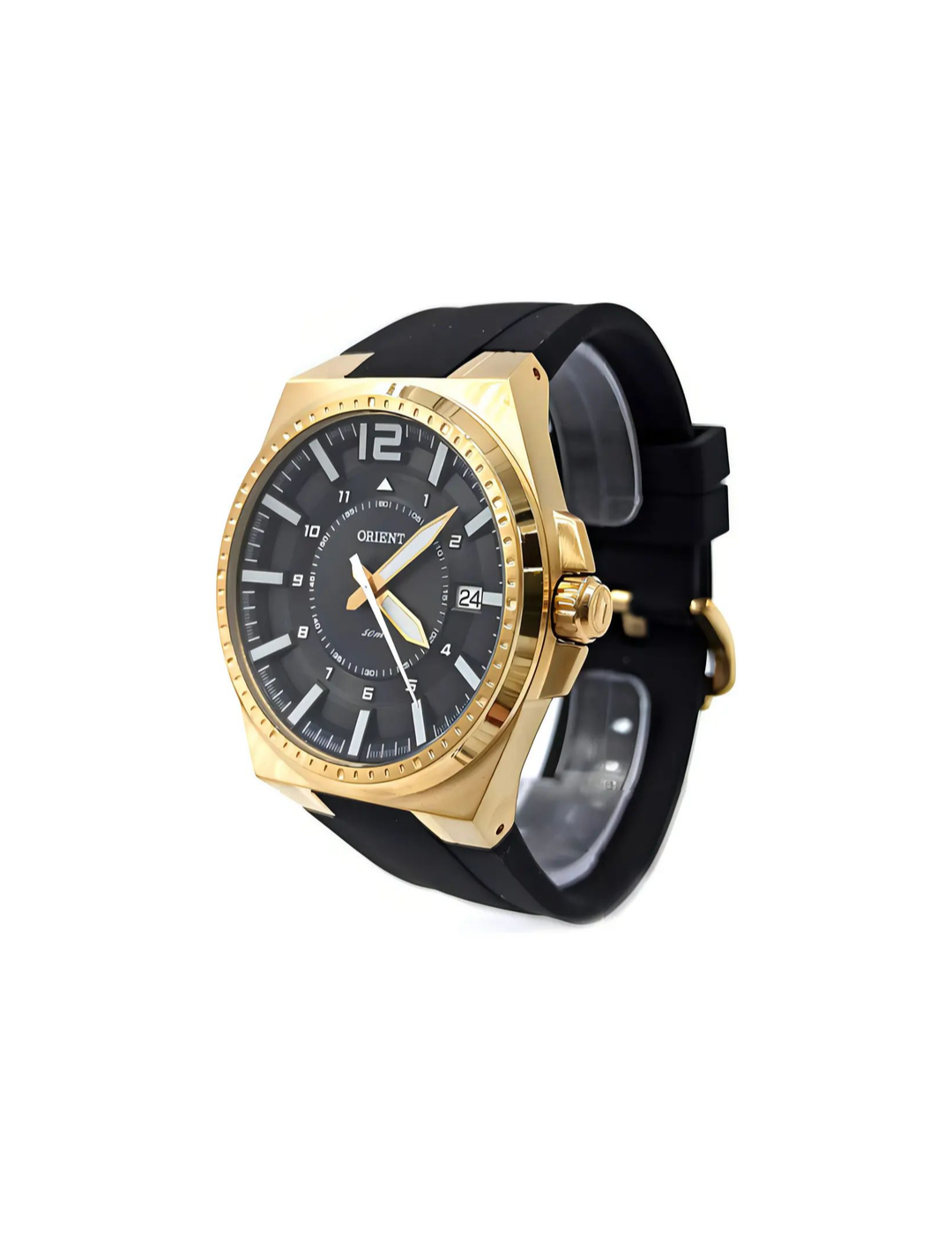 Relógio Orient MGSP1006 G2PX Preto Dourado Neo Sports 50m