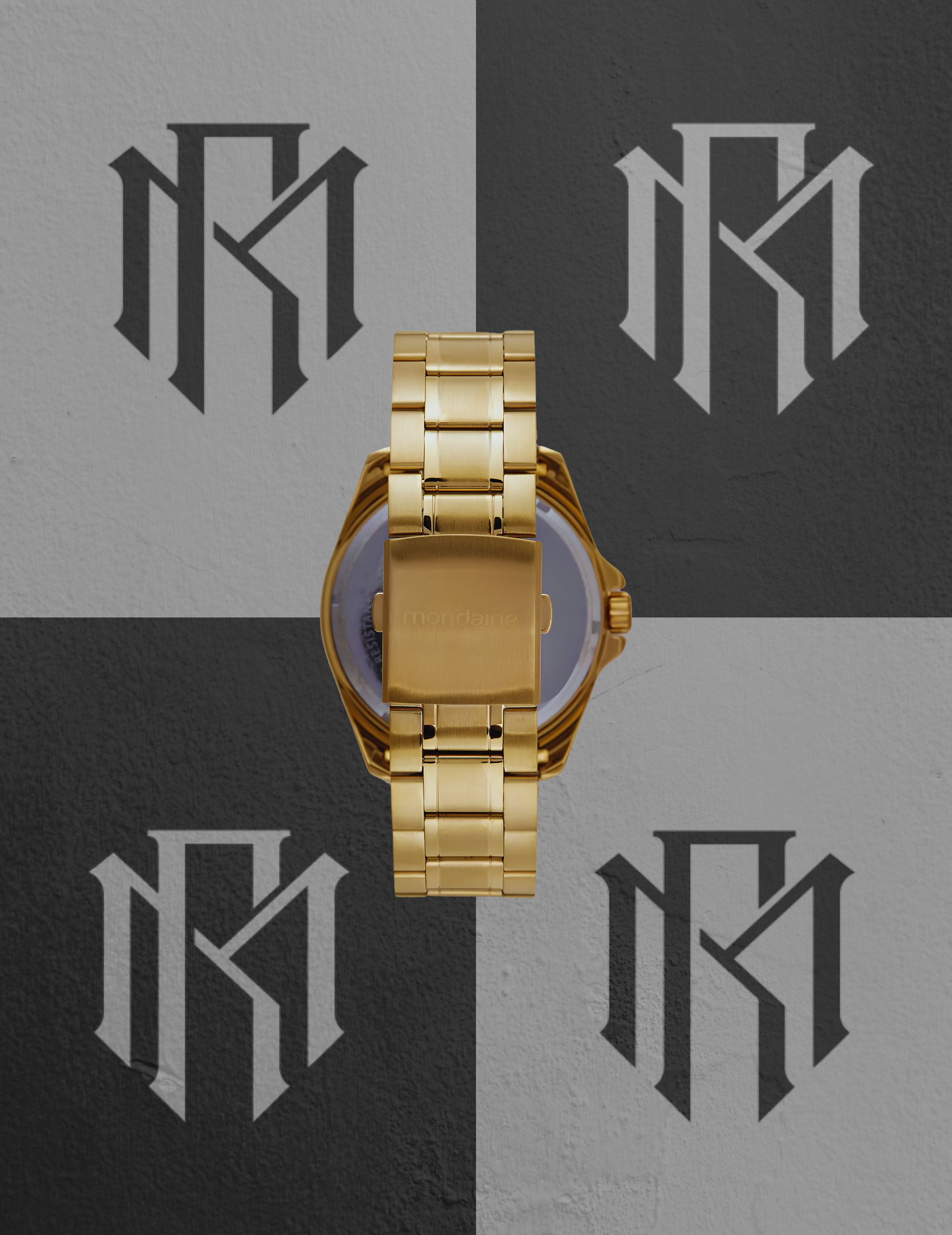 Relógio Mondaine 32639GPMVDE1 Masculino Dourado Casually Elegante 5ATM
