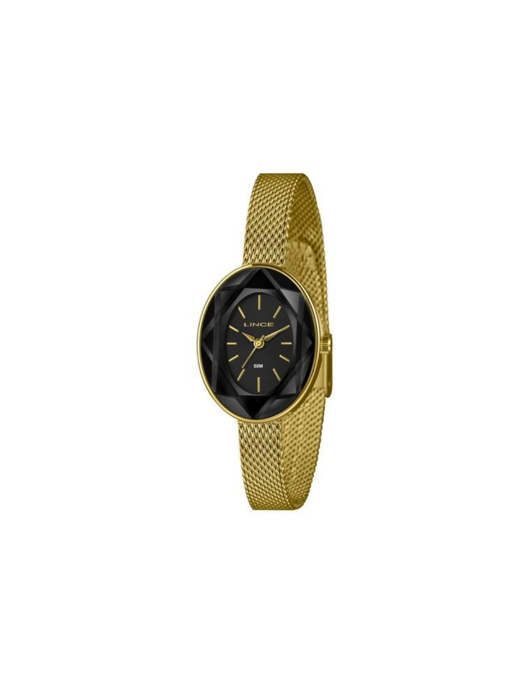 Relógio Lince LRG4830L27 P1KX Feminino Dourado Mesh 50m