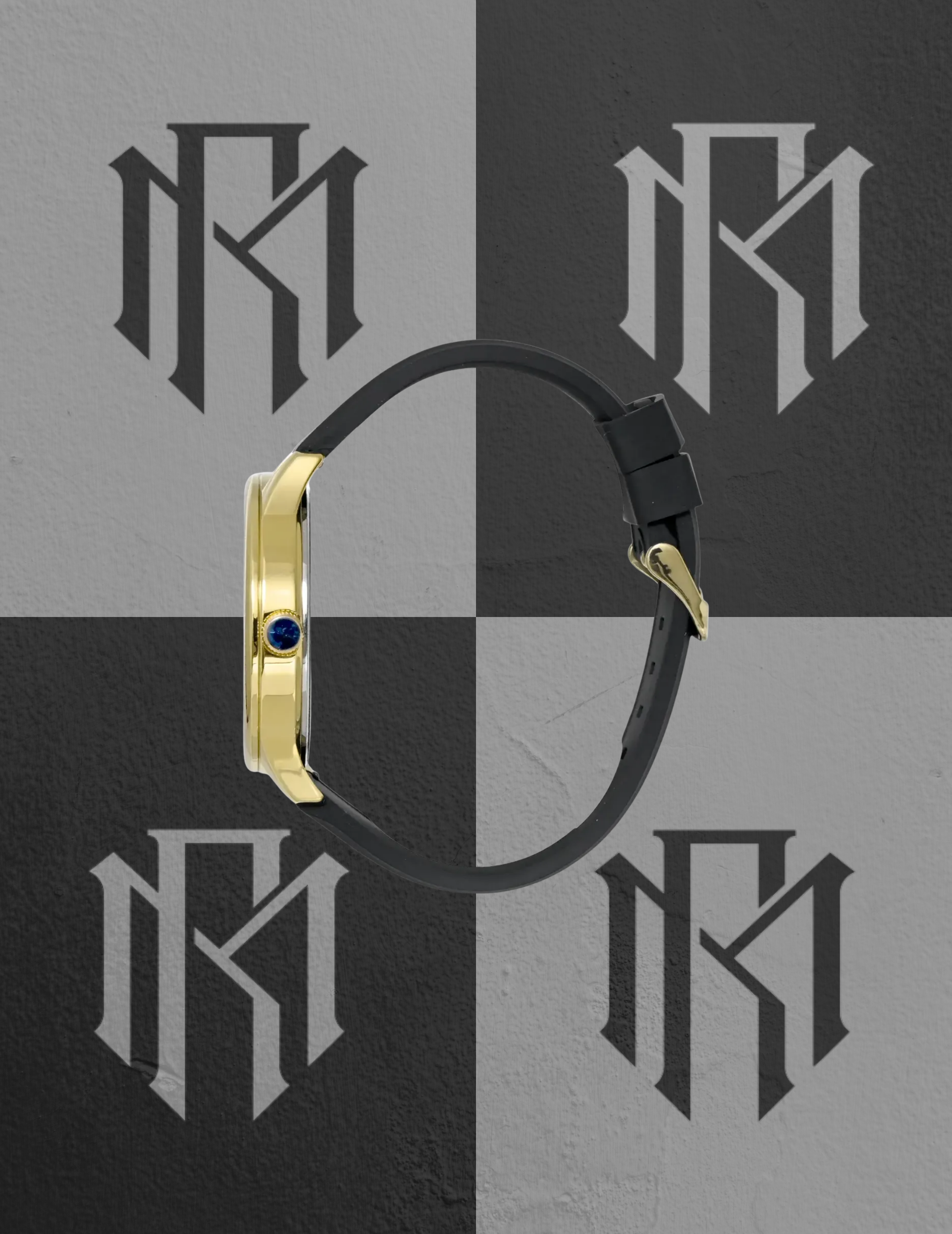 Kit Relógio Lince MRPM002L46 Dourado com Números