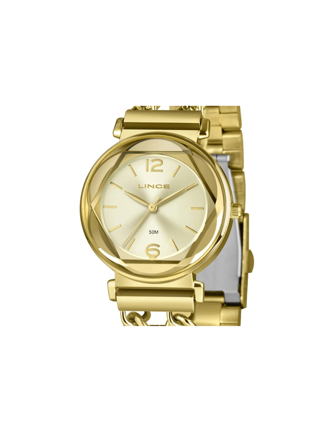 Relógio Lince LRG4841L34 C2KX Feminino Dourado 50m