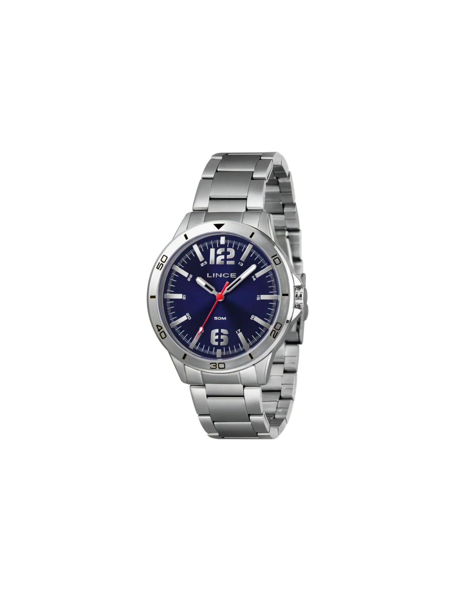 Relógio Lince Masculino MRMM011L46 Aço Prateado Analógico 50m