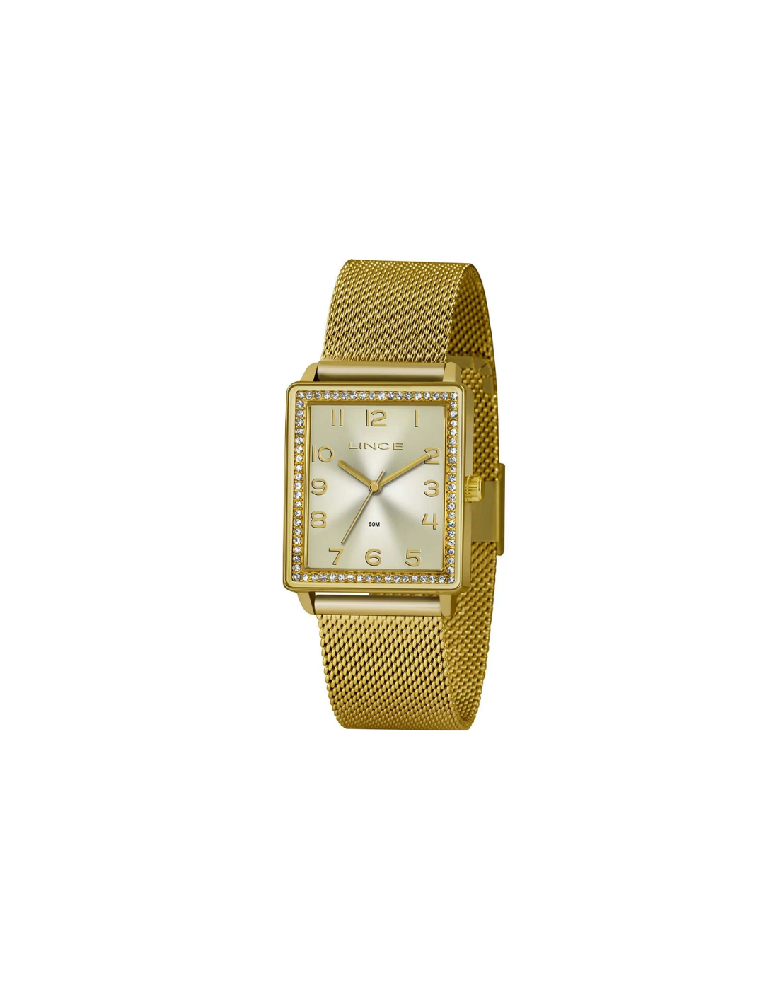 O Relógio Lince Feminino Dourado