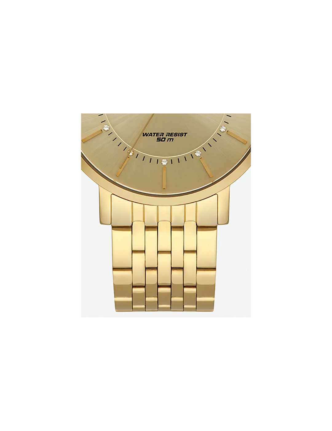 O Relógio Orient Feminino Dourado Analógico RM IMPORTS