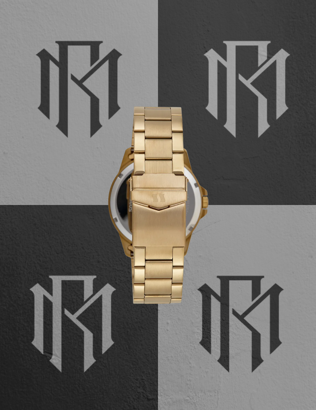 Relógio Seculus 44298GPSVDA2 Masculino Dourado Long Life 46mm 5ATM