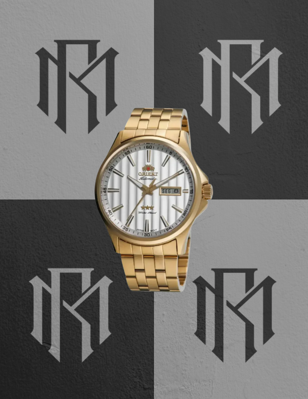 Relógio Masculino Orient Automático Dourado