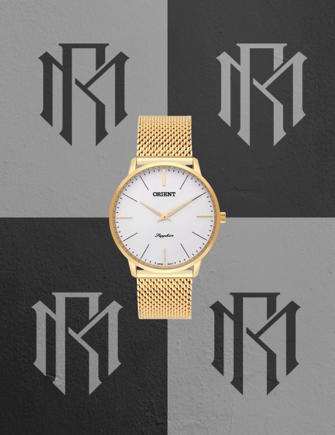 Relógio Orient Masculino Slim Safira