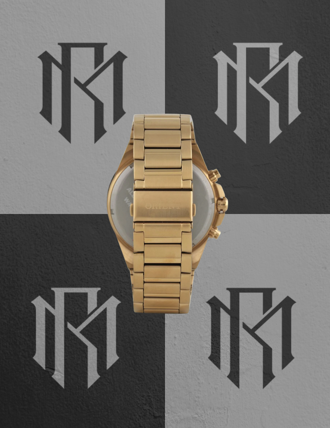 Relógio Masculino Orient Dourado Cronógrafo