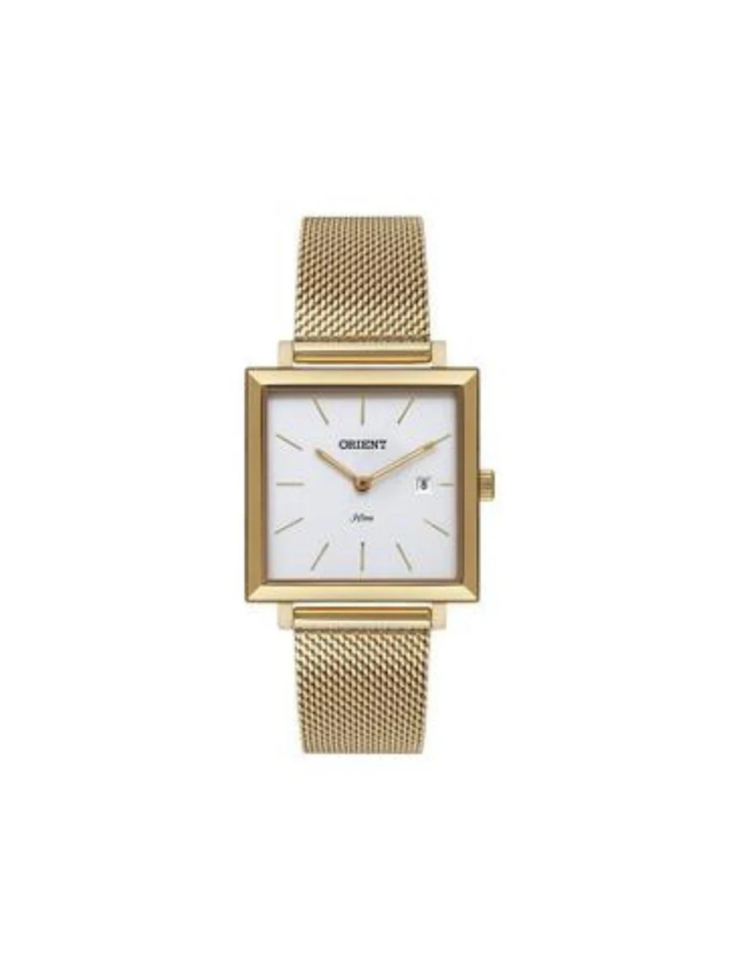 Relógio Feminino Orient com Vidro de Safira Dourado Quadrado RM IMPORTS