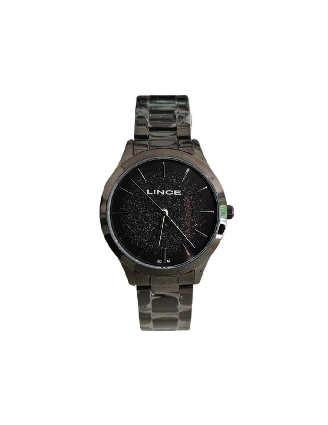 Relógio Lince Feminino Preto All Black com Mostrador Cintilante RM IMPORTS