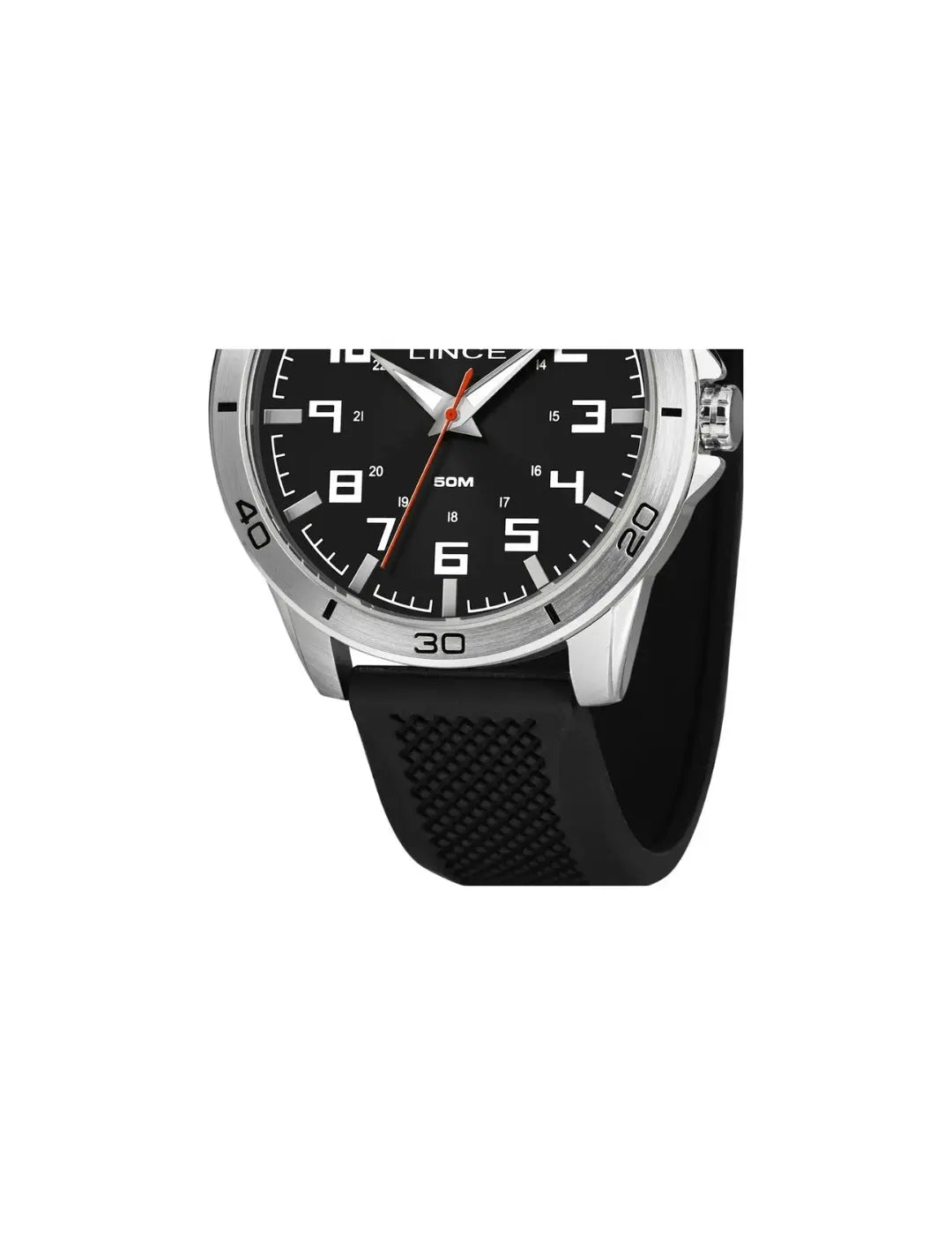 Relógio Masculino Lince Esportivo Silicone Preto – 50M RM IMPORTS